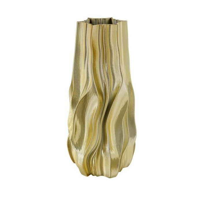 VASO LUNGO ORO LUCIDO GRANDE 23X23X46